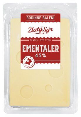 FAMILY PACKAGE EMENTALER TYPE CHEESE 45% SLICES 300G